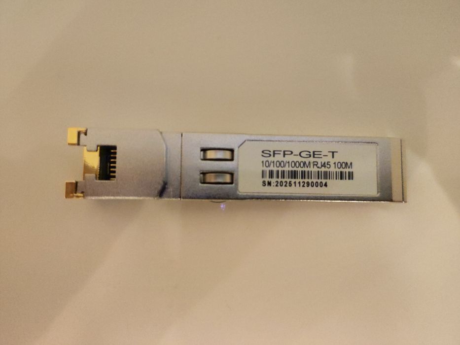 SFP трансивер RJ45