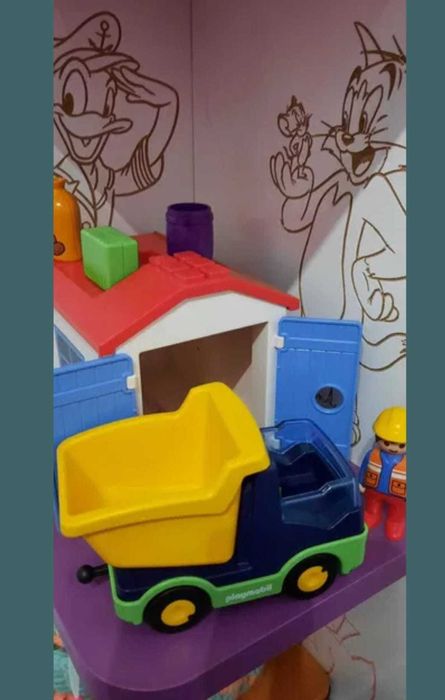 Camion Playmobil cu garaj