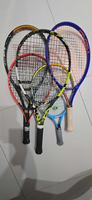 Комплект тенис ракети 5бр. - втора ръка