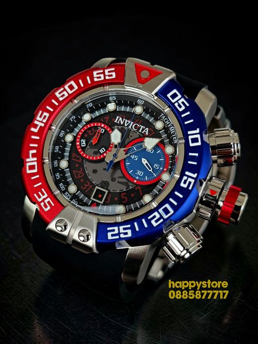 INVICTA Foxhound silver 57 mm, Инвикта нов ръчен часовник