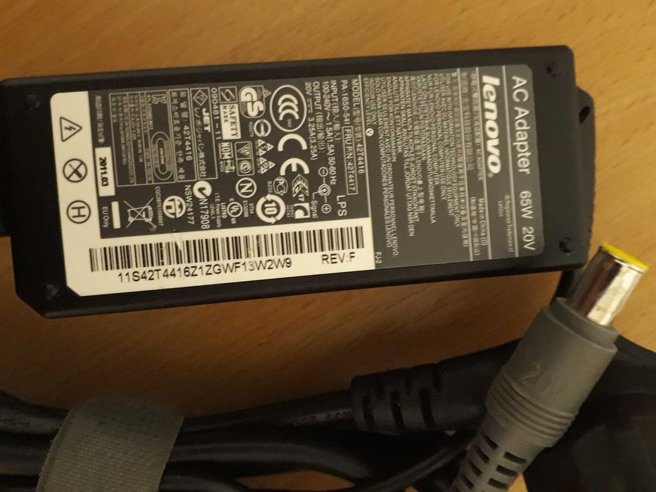 Incarcator original Lenovo 65W 20V 3.25Ah Model 42T4416