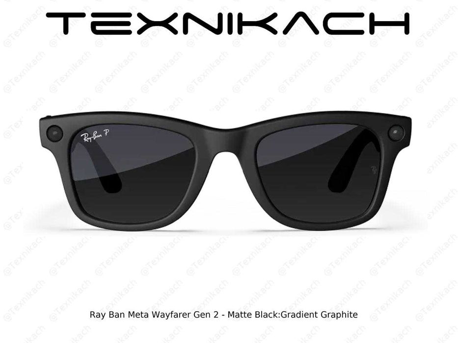 Ray Ban Meta Wayfarer Gen 2 - Matte Black/Gradient Graphite