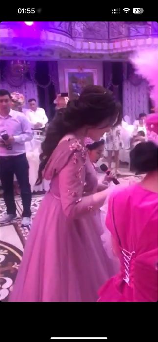 Вечернее нежное платье