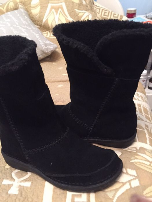 Cizme negre Clarks noi imblanite 40