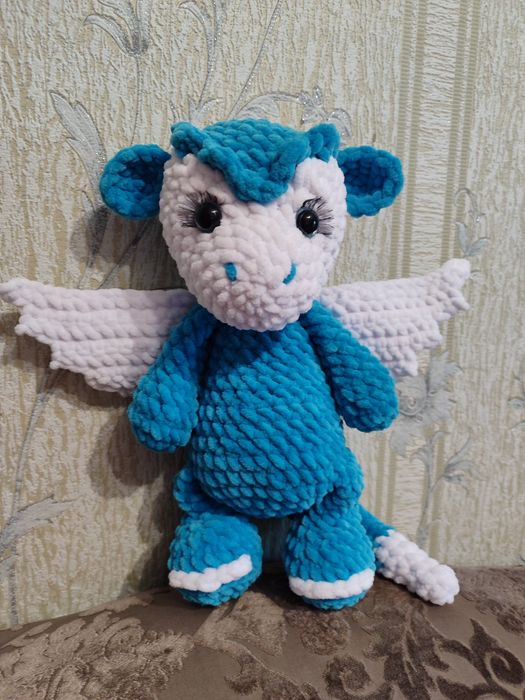 Дракончик вязанный