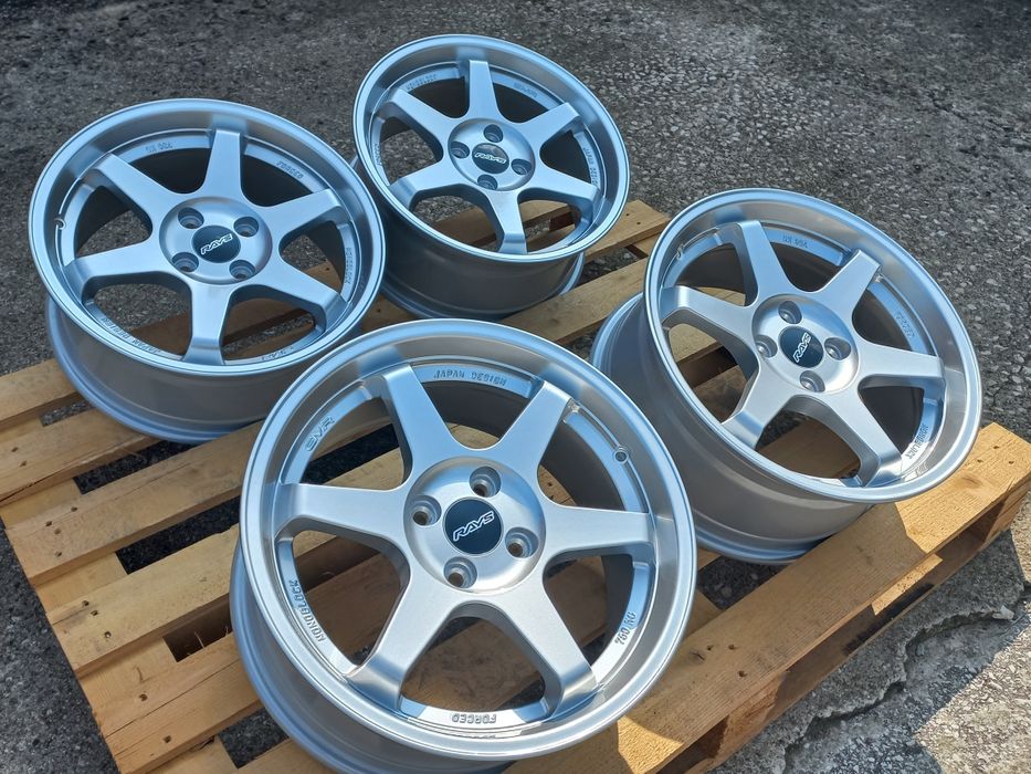 16 4x100 Rays T37 Volk Racing Opel Honda Suzuki Bmw e30 vw Golf Black