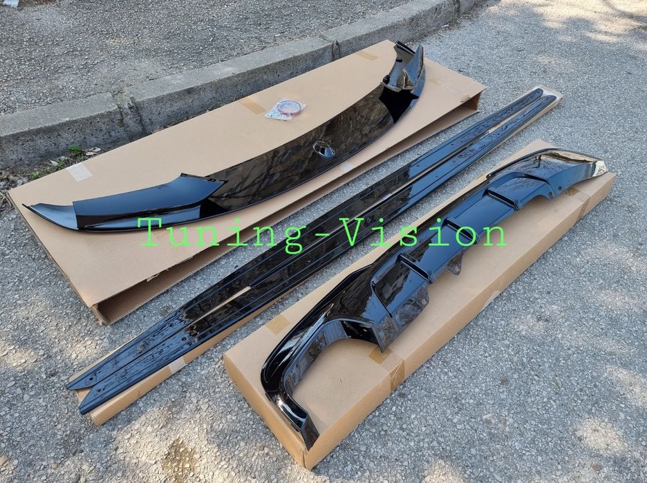 BMW F10 F11 M performance елементи лип спойлер прагове дифузьор