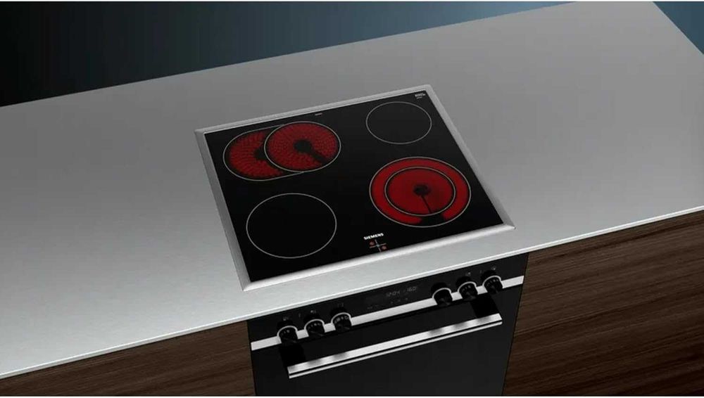 Фурна за вграждане SIEMENS EQ110KA0Z+стъклокерамичен плот