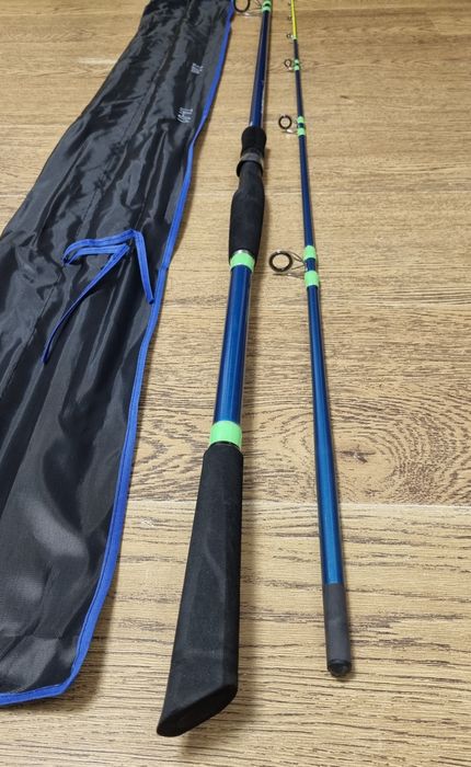 SET 4 Lansete SAIMINO WHITE AMUR 3,0M 80-200g + 4 Mulinete FL CFB6000