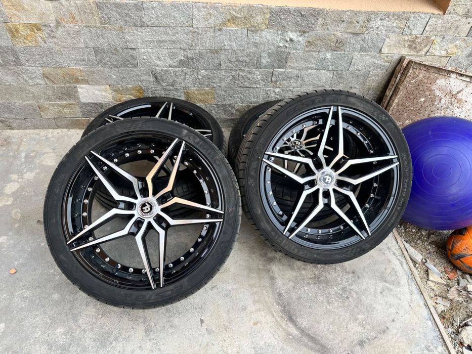 Джанти 19 цола 5x120, 74,1/ 72,6, за BMW с гyми Kumho 255/35/19