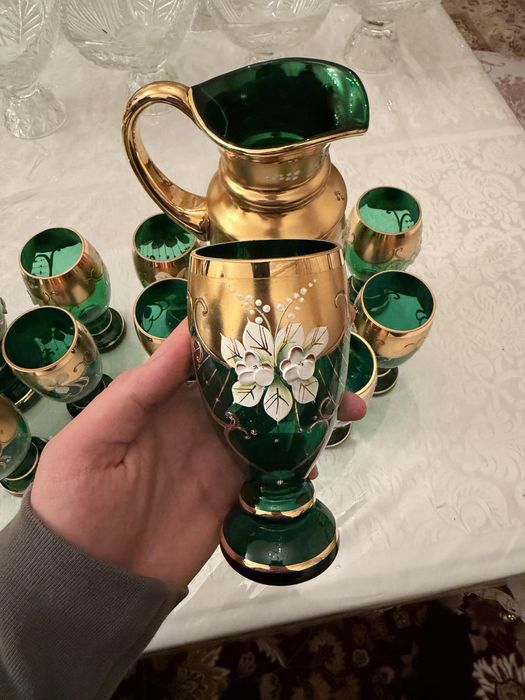 Графины Чешские 2 комплекта
