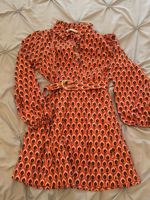 Рокля Zara/ Зара - 100% памук, цветна