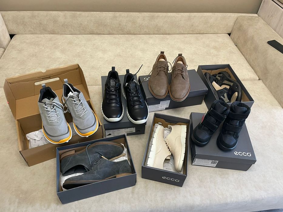 Новые мужские обуви  от  Ecco и The North Face