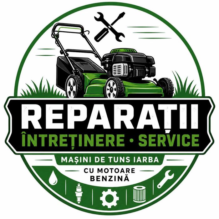 Reparații, Întreținere și Service pentru Mașini de Tuns Iarba  Motoare  Benzină