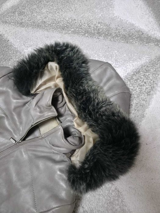 Geaca piela cu blanita