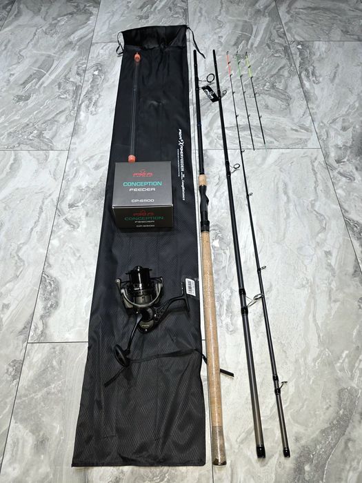 Lanseta PROFL X POWER FEEDER 3.90m 180g + Mulineta Feeder PRO FL CP6500 NEW 2026