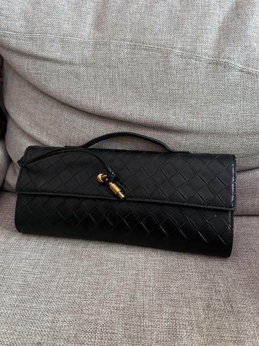Чанта Bottega Veneta клъч- цвят черно