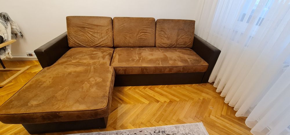 Vand coltar extensibil cu lada, stanga