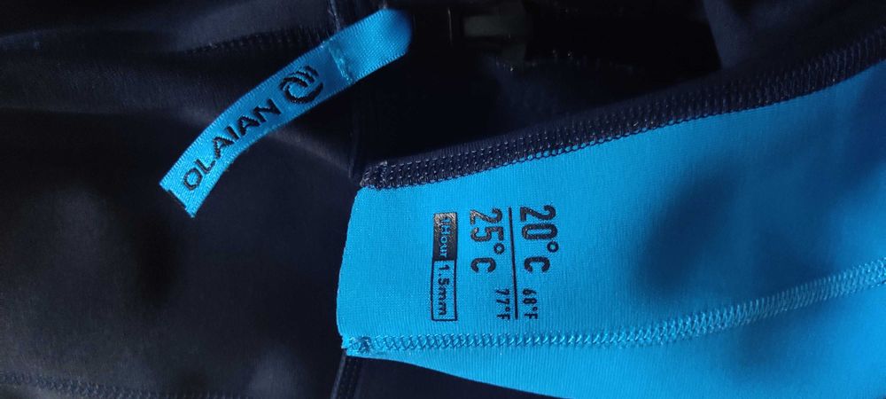 2 бр. детски къси неопренови костюми за сърф Olaian син и розов по 12е/20е