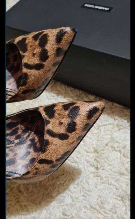 Pantofi dama animal print/leopard-print Dolce Gabbana