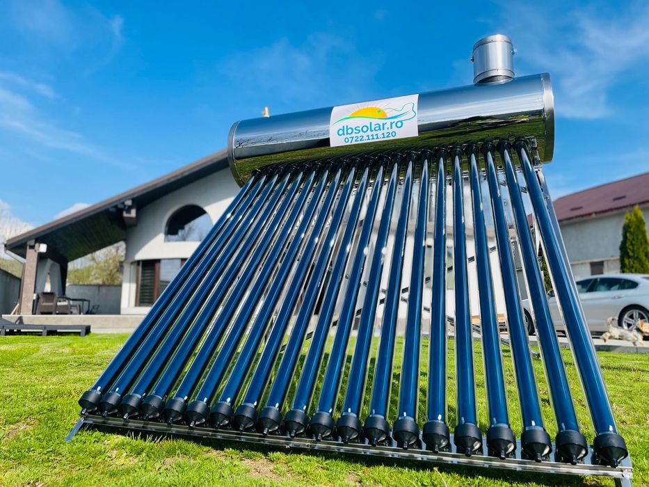 PANOUri Solare PRESURIZATe 200L Apa Calda INOX SOLAR Vidate NOU !
