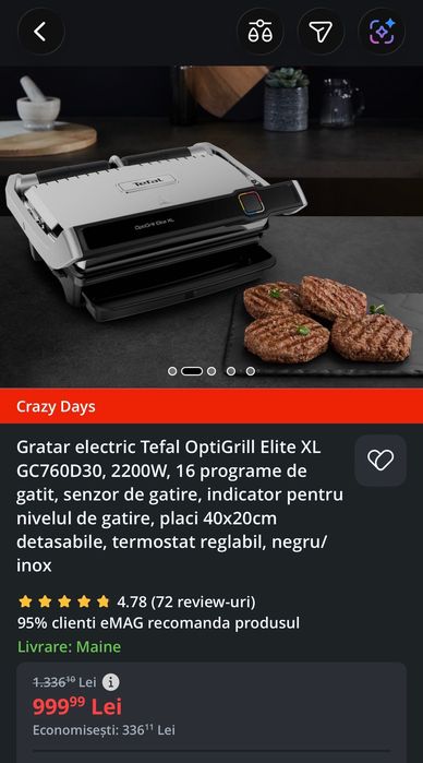 Tefal Optigrill Elite XL