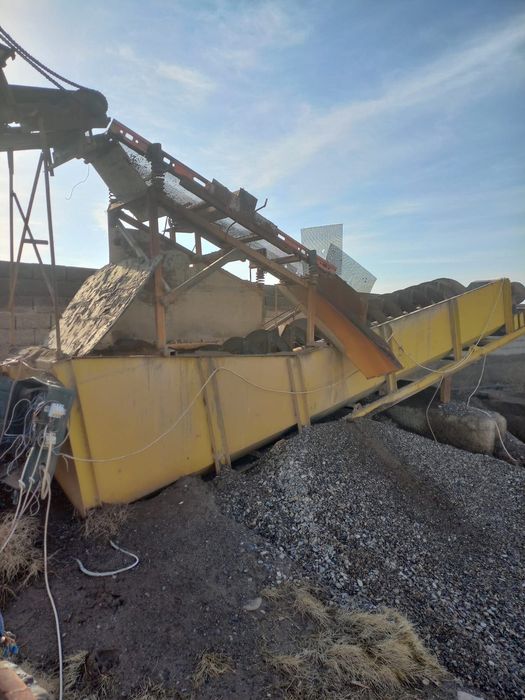 Пескомойка, бункер, грохот