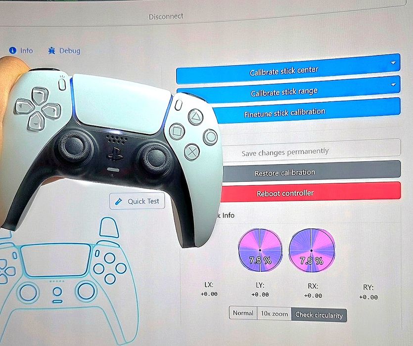 Controllers PS5 DualSense Upgrade TMR Hall Effect