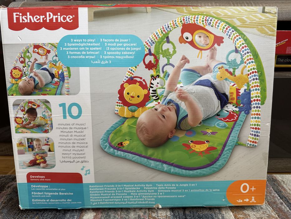 Музикална активна гимнастика Fisher Price ТРОПИЧЕСКА ГОРА