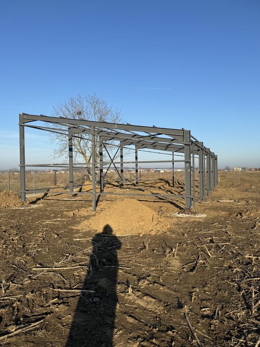 Structura metalica 8x14.85 x4 m strasina intr o apa din profil ipe 240 complecta