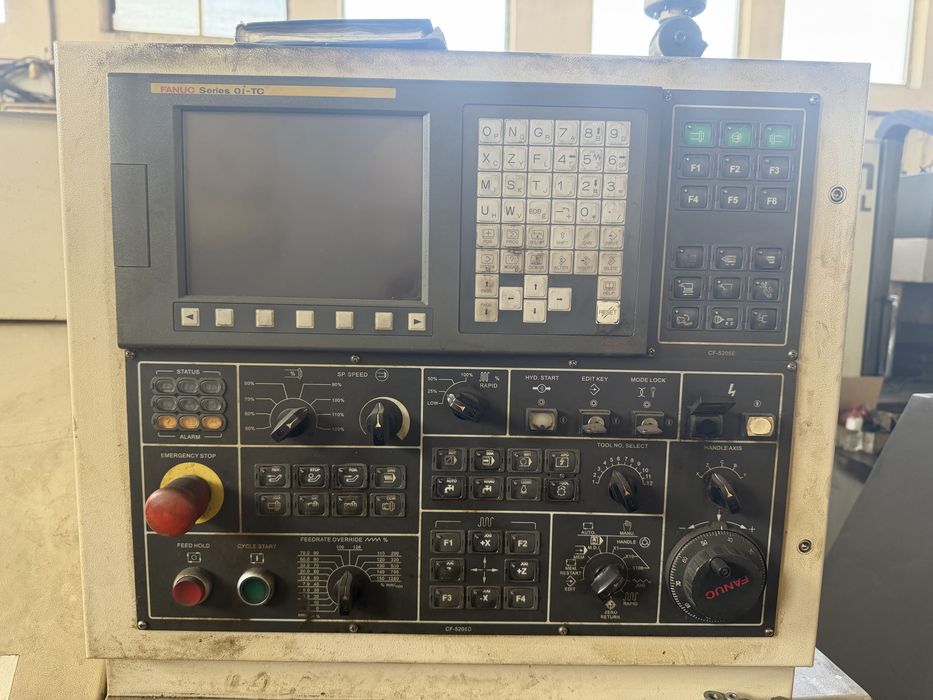 CNC Струг YAMA SEIKI GLS-150M + Прътоподаващо + FANUC Oi-TC