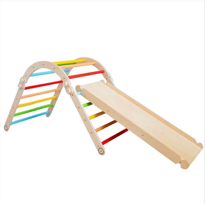 Пиклер Триъгълник 2 модула с Рампа и Арка Wooden Magic