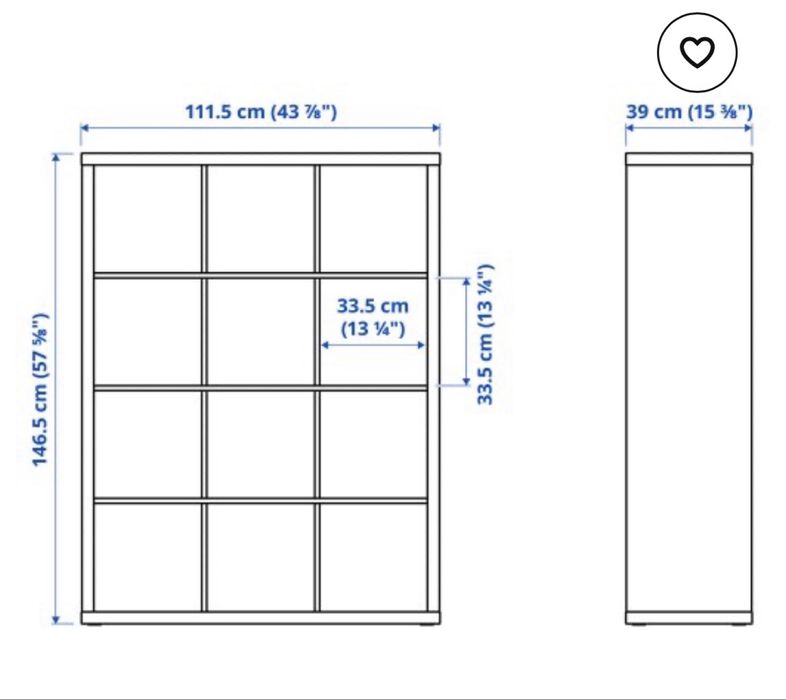 Бели етажерки Икеа