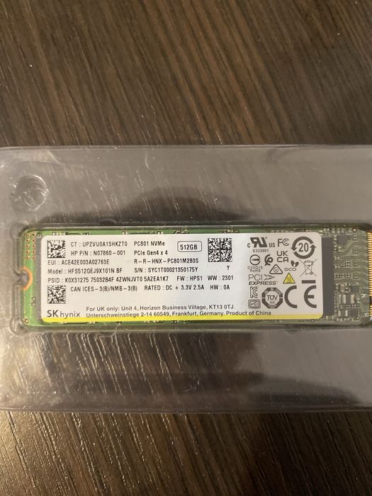ssd nvme накопитель на 500 gb
