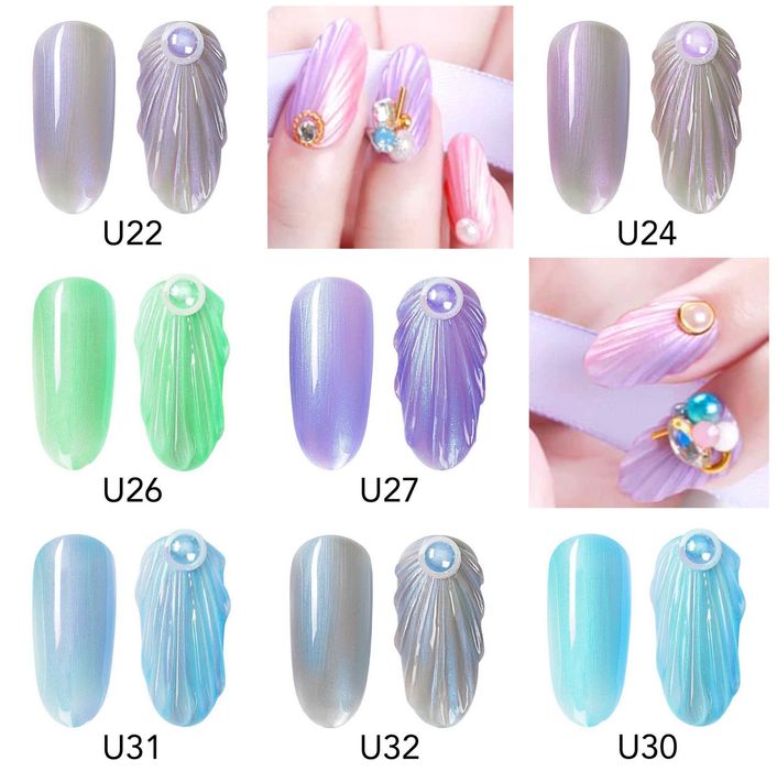 Venalisa единични бройки гел лак с ефект