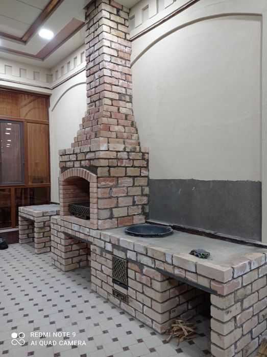 Barbekyu qozon o'choq yozgi oshxona kopmleksla quramza