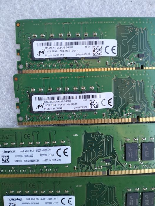 Memorii Kingston DDR4 16 GB pentru calculator PC. Desktop si pt laptop