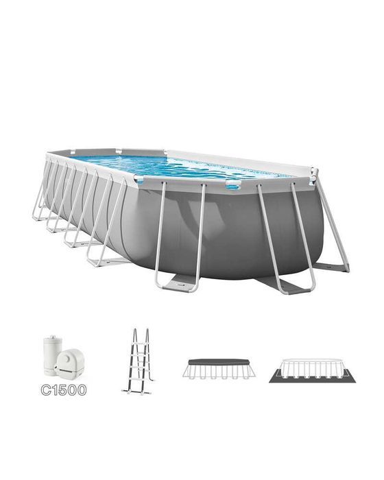 Нов! Басейн с конструкция 610х305х122см - Intex