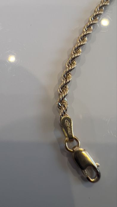 Lanț aur galben 18k nou. Greutate:5,9g, Lungime:65cm, Grosime:2.50mm