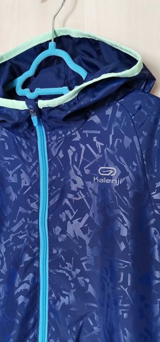 Kalenji by Decathlon anti vant băieți 8-9ani 131-140cm Windbreaker Water Resistant