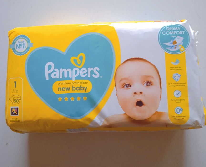 Памперси Pampers, внос от Англия