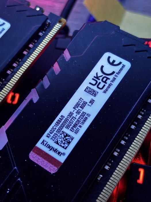 DDR4 Kingston RGB 4*8gb 32gb