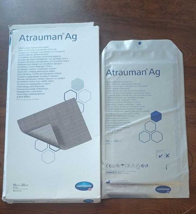 Салфетки с серебром Atrauman Ag — для лечения ран и язв
