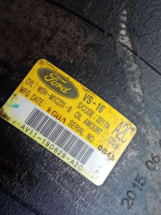 Compresor Clima AC Ford Ecosport 1.5 Tdci An 2012-2019 Motor XVJD Cod AV11-19D629-A2C