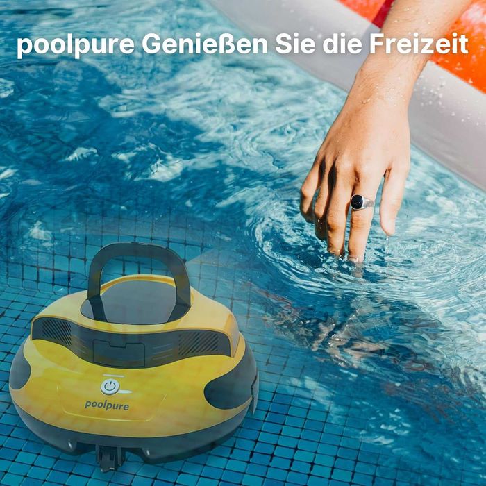 POOLPURE 2025 безжичен робот за почистване на басейн 100 мин