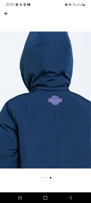 Geaca cu gluga si buzunare oblice Big Star