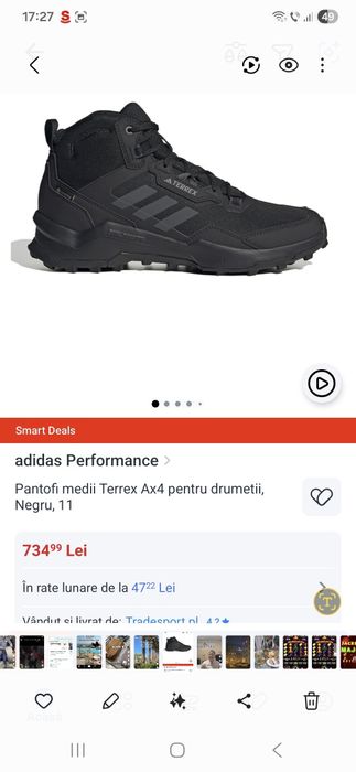 Vând ghete adidas terrex bărbați