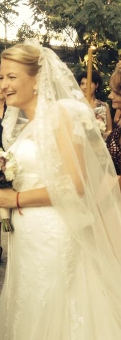 Rochie de mireasă Pronovias originală – stil clasic și elegant