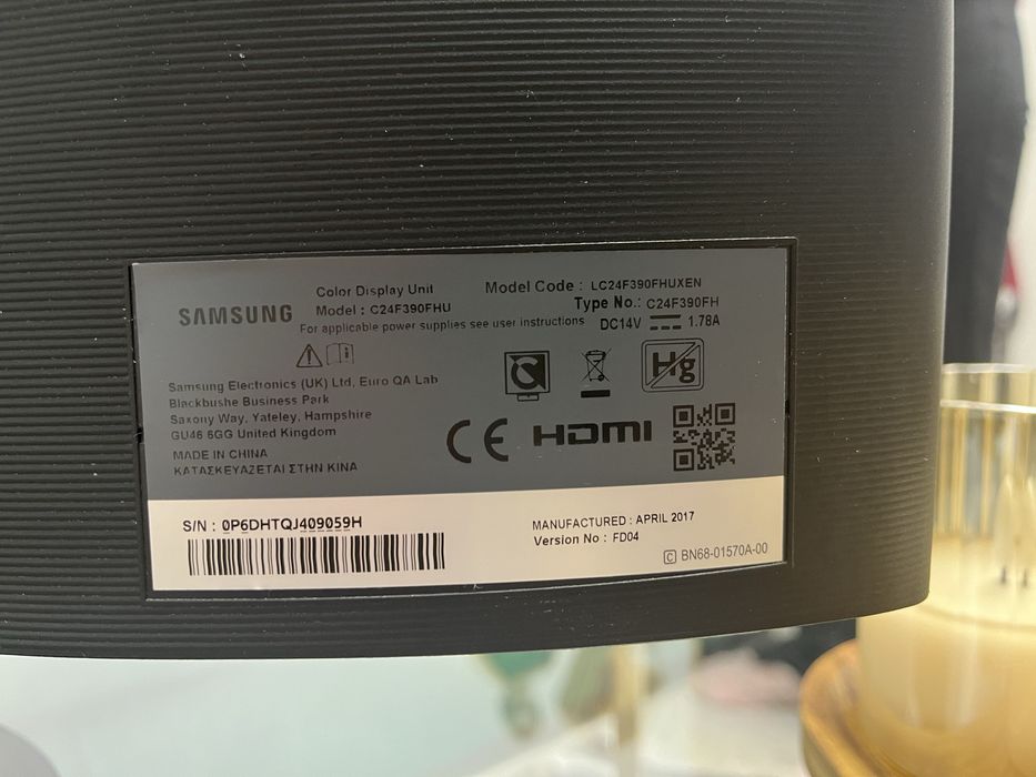 Monitor 24 Samsung LED IPS curbat