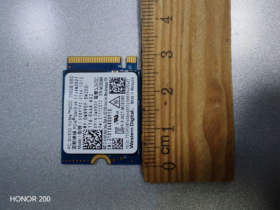 M.2 NVMe 256gb 2230 Dostavka